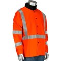 Pip Ironcat 30in Cotton Jacket w/ Reflective Stripes, Hi-Vis Orange, S 7060/S